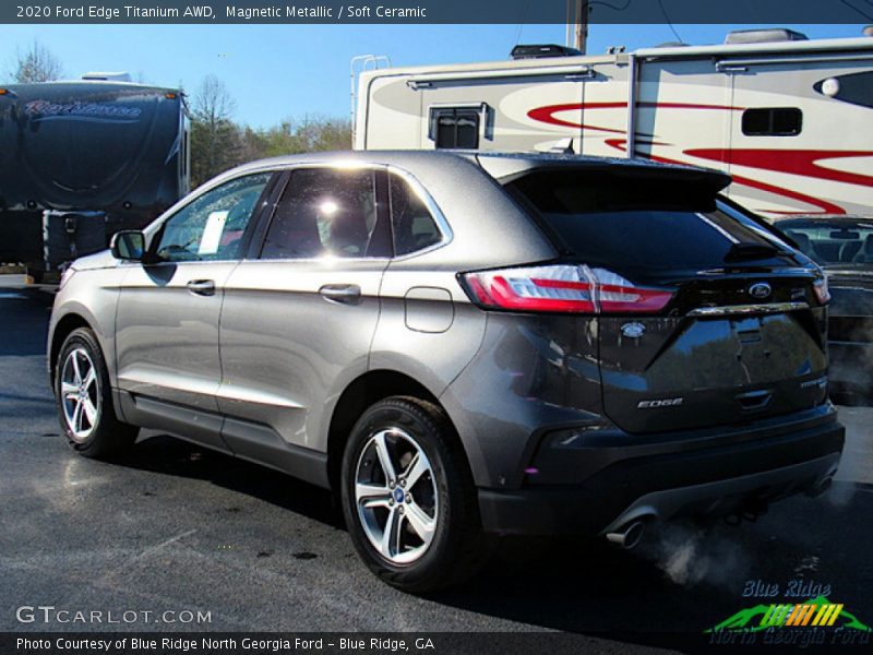 Magnetic Metallic / Soft Ceramic 2020 Ford Edge Titanium AWD