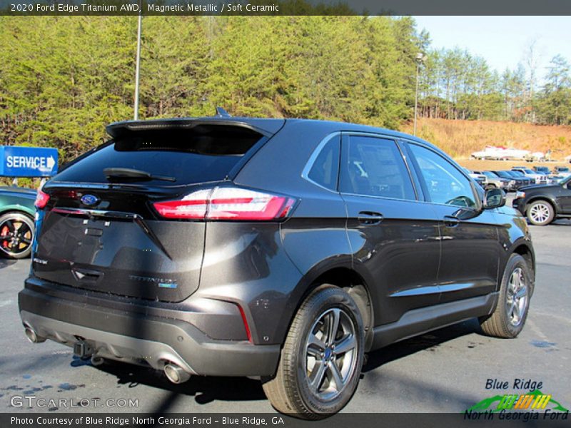 Magnetic Metallic / Soft Ceramic 2020 Ford Edge Titanium AWD
