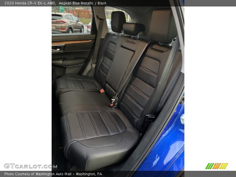 Aegean Blue Metallic / Black 2020 Honda CR-V EX-L AWD