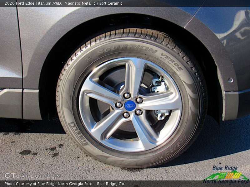 Magnetic Metallic / Soft Ceramic 2020 Ford Edge Titanium AWD
