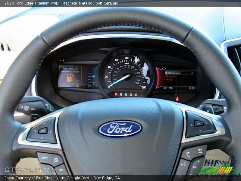 Magnetic Metallic / Soft Ceramic 2020 Ford Edge Titanium AWD