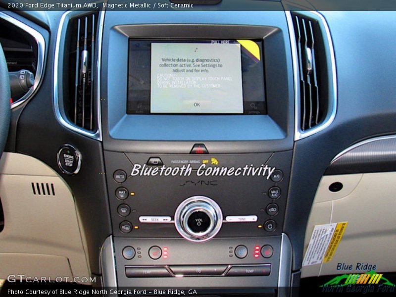 Magnetic Metallic / Soft Ceramic 2020 Ford Edge Titanium AWD