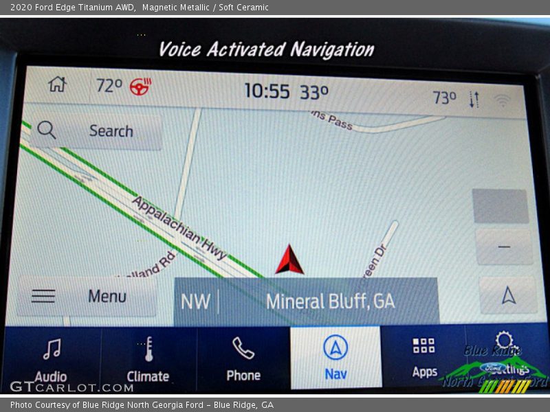 Magnetic Metallic / Soft Ceramic 2020 Ford Edge Titanium AWD