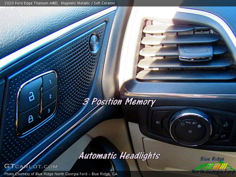 Magnetic Metallic / Soft Ceramic 2020 Ford Edge Titanium AWD