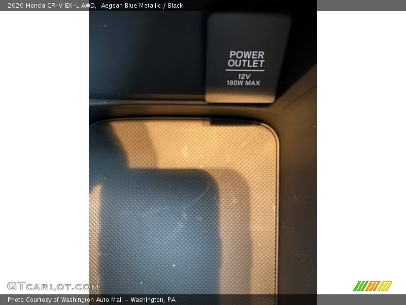 Aegean Blue Metallic / Black 2020 Honda CR-V EX-L AWD
