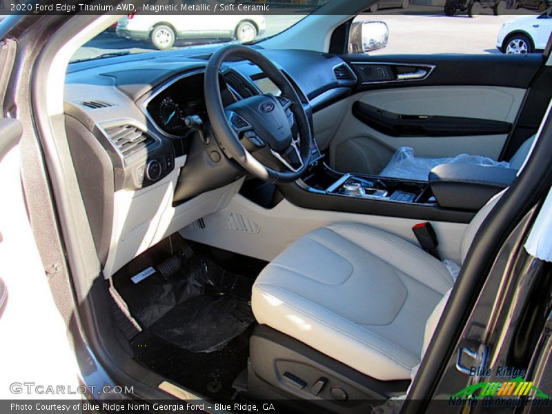 Magnetic Metallic / Soft Ceramic 2020 Ford Edge Titanium AWD