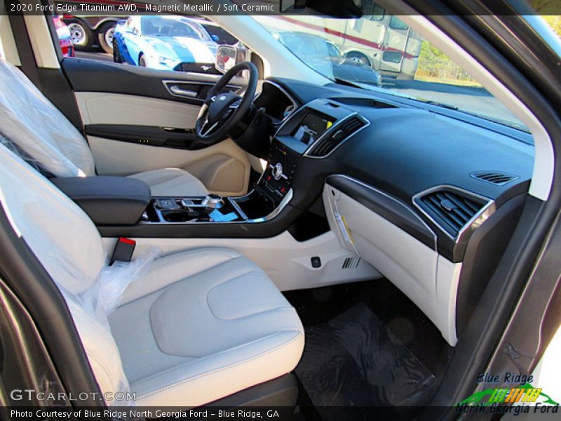 Magnetic Metallic / Soft Ceramic 2020 Ford Edge Titanium AWD