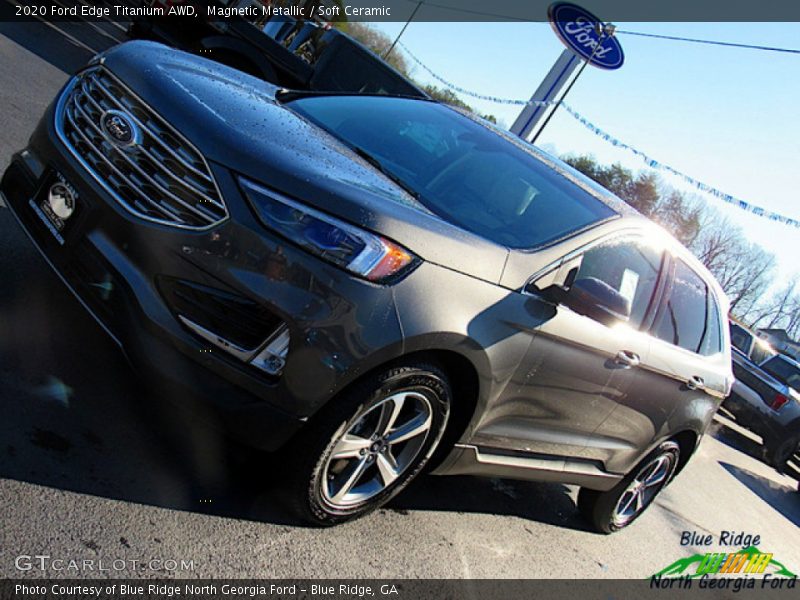 Magnetic Metallic / Soft Ceramic 2020 Ford Edge Titanium AWD