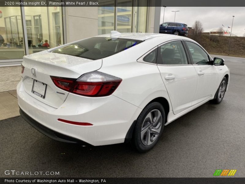 Platinum White Pearl / Black 2020 Honda Insight EX