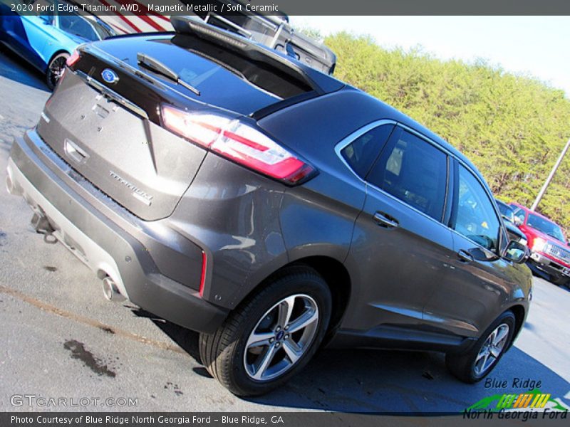 Magnetic Metallic / Soft Ceramic 2020 Ford Edge Titanium AWD