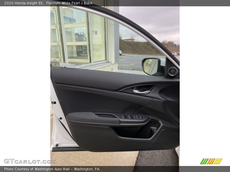 Platinum White Pearl / Black 2020 Honda Insight EX