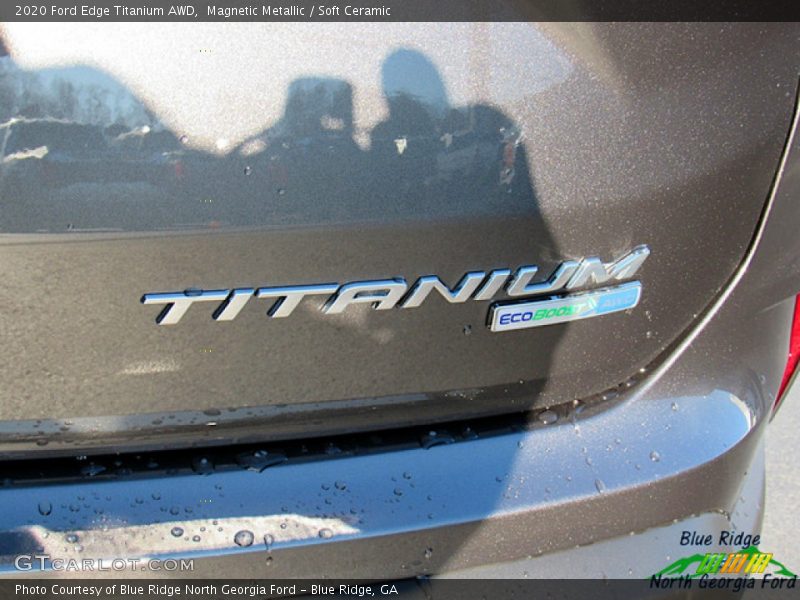 Magnetic Metallic / Soft Ceramic 2020 Ford Edge Titanium AWD