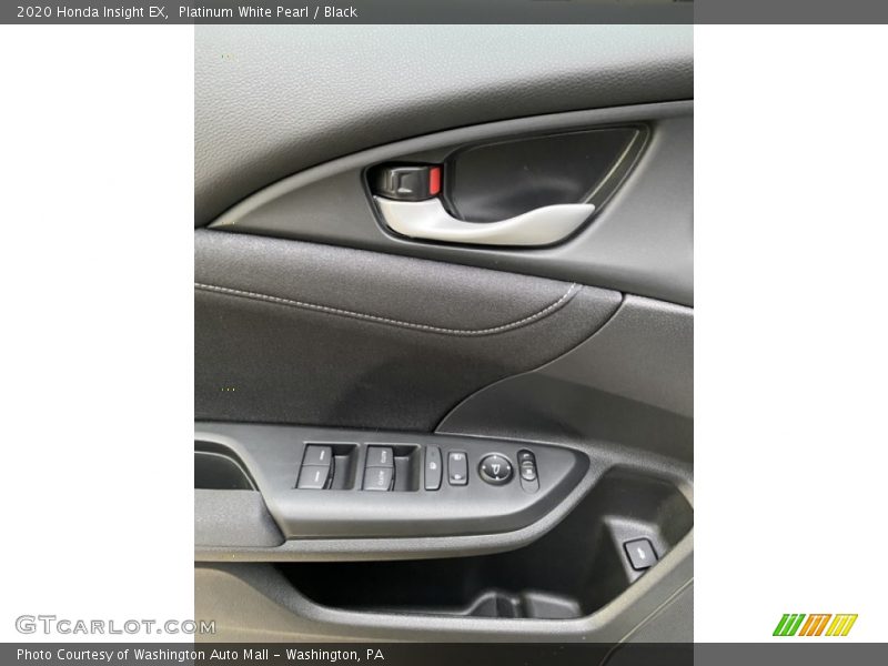Platinum White Pearl / Black 2020 Honda Insight EX