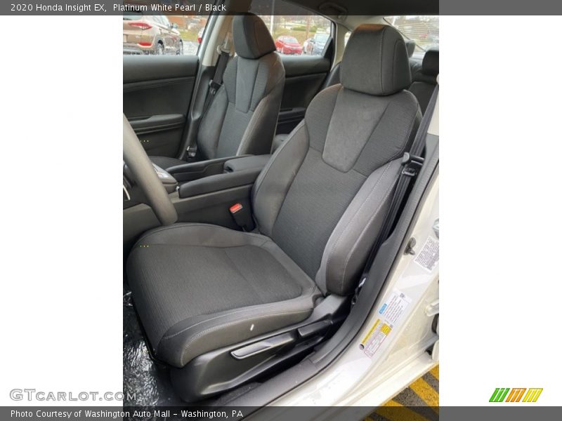 Platinum White Pearl / Black 2020 Honda Insight EX