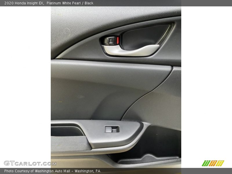 Platinum White Pearl / Black 2020 Honda Insight EX