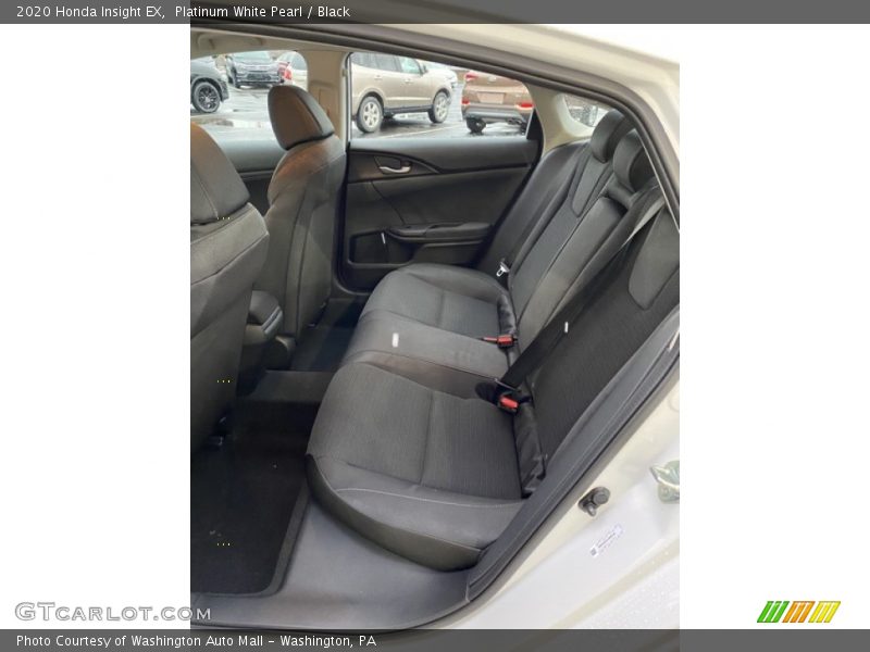 Platinum White Pearl / Black 2020 Honda Insight EX