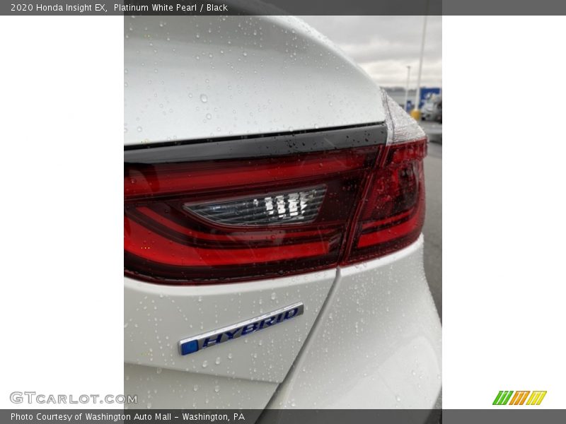 Platinum White Pearl / Black 2020 Honda Insight EX