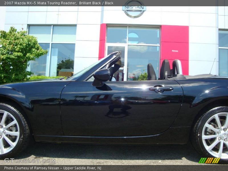 Brilliant Black / Black 2007 Mazda MX-5 Miata Touring Roadster