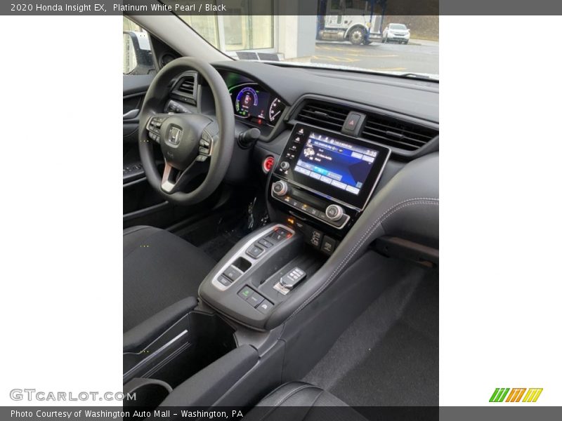 Platinum White Pearl / Black 2020 Honda Insight EX