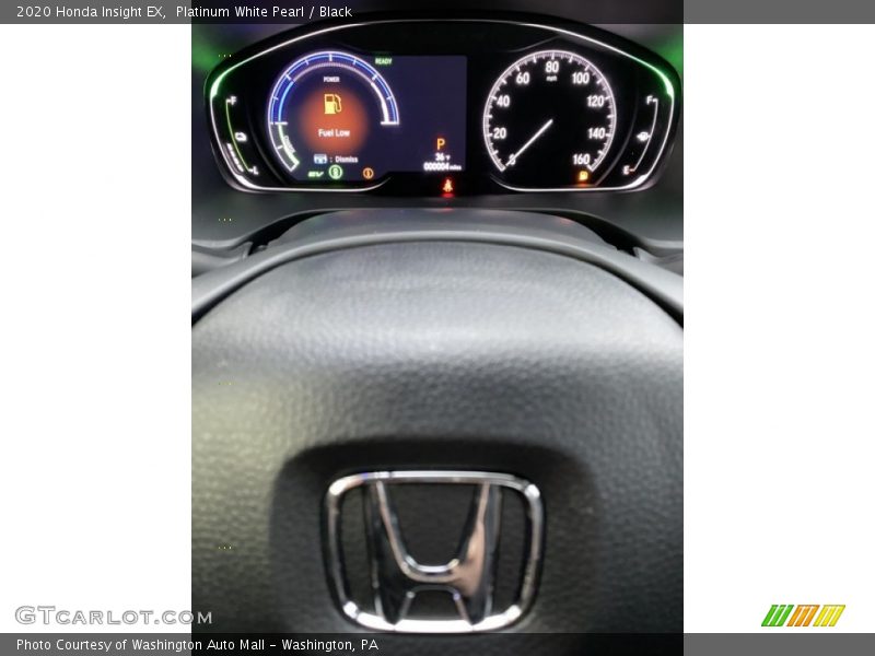 Platinum White Pearl / Black 2020 Honda Insight EX