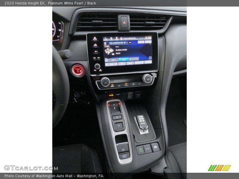 Platinum White Pearl / Black 2020 Honda Insight EX