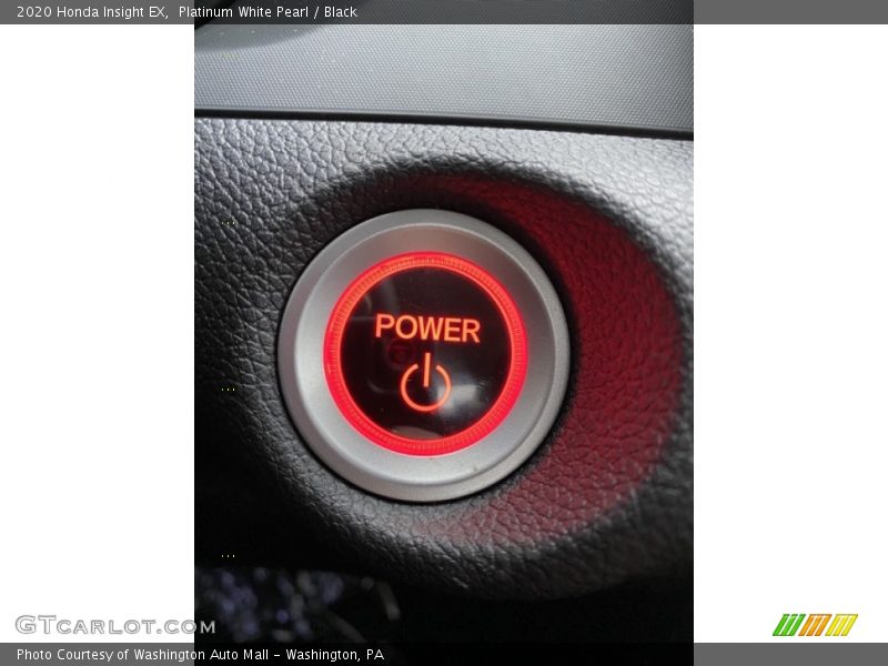 Platinum White Pearl / Black 2020 Honda Insight EX