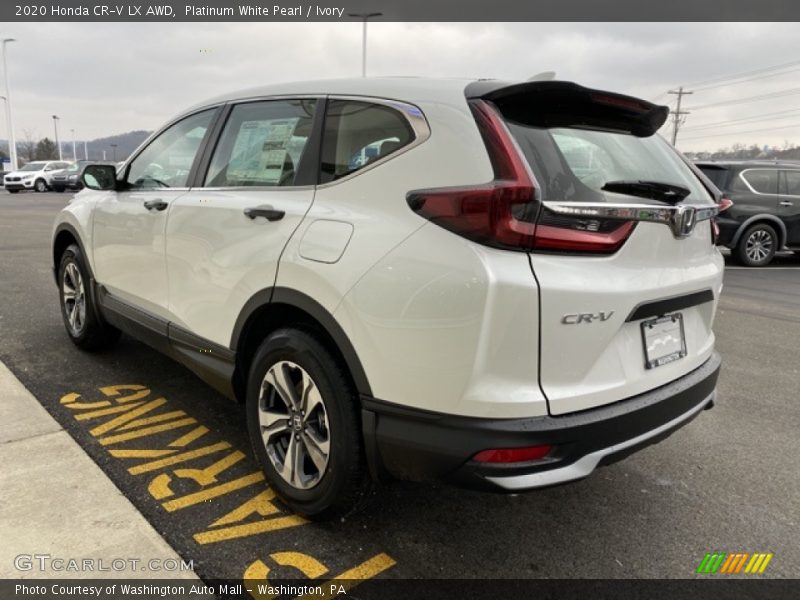 Platinum White Pearl / Ivory 2020 Honda CR-V LX AWD