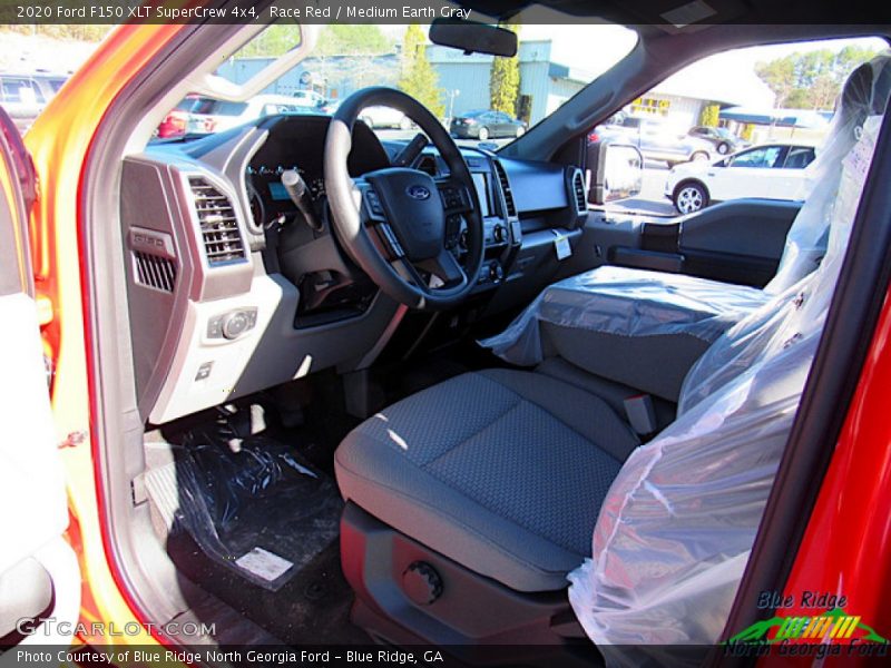 Race Red / Medium Earth Gray 2020 Ford F150 XLT SuperCrew 4x4