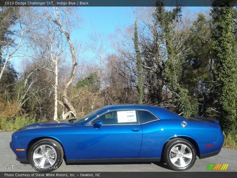 Indigo Blue / Black 2019 Dodge Challenger SXT