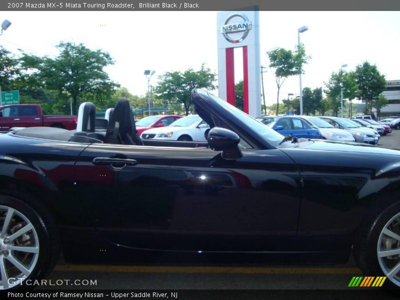 Brilliant Black / Black 2007 Mazda MX-5 Miata Touring Roadster