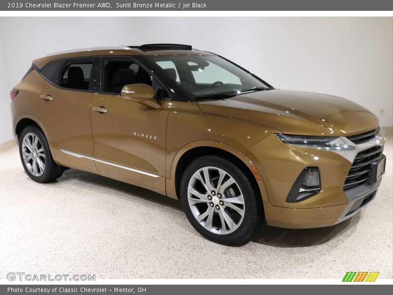 Sunlit Bronze Metallic / Jet Black 2019 Chevrolet Blazer Premier AWD