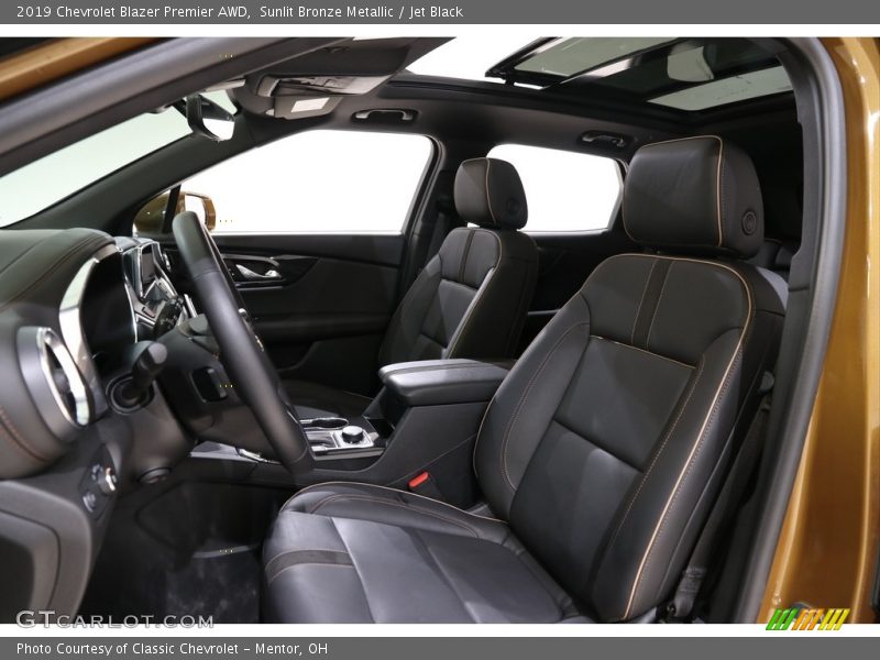 Front Seat of 2019 Blazer Premier AWD