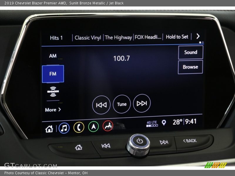 Sunlit Bronze Metallic / Jet Black 2019 Chevrolet Blazer Premier AWD