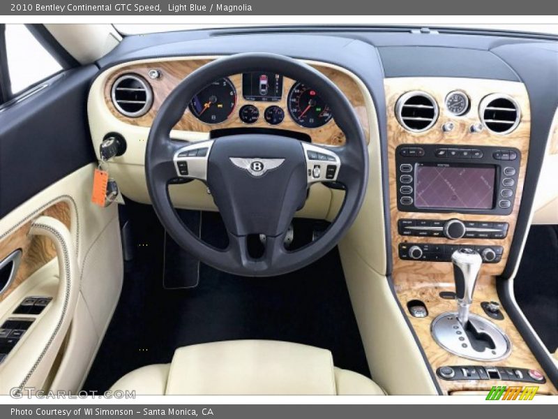 Light Blue / Magnolia 2010 Bentley Continental GTC Speed