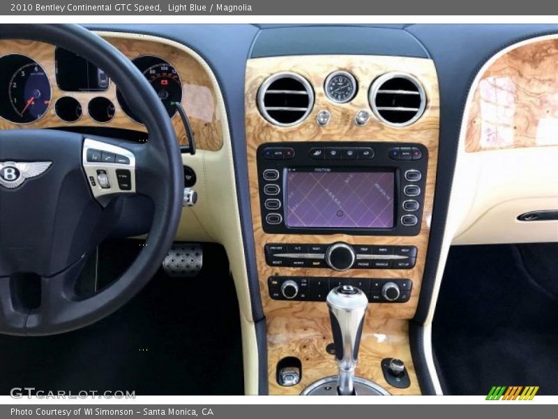 Light Blue / Magnolia 2010 Bentley Continental GTC Speed