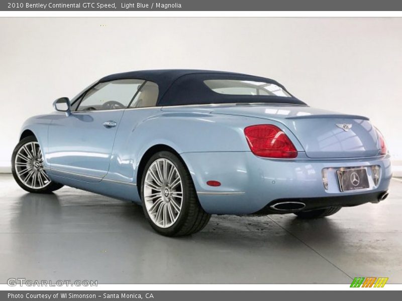 Light Blue / Magnolia 2010 Bentley Continental GTC Speed