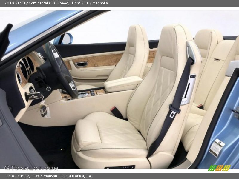 Light Blue / Magnolia 2010 Bentley Continental GTC Speed