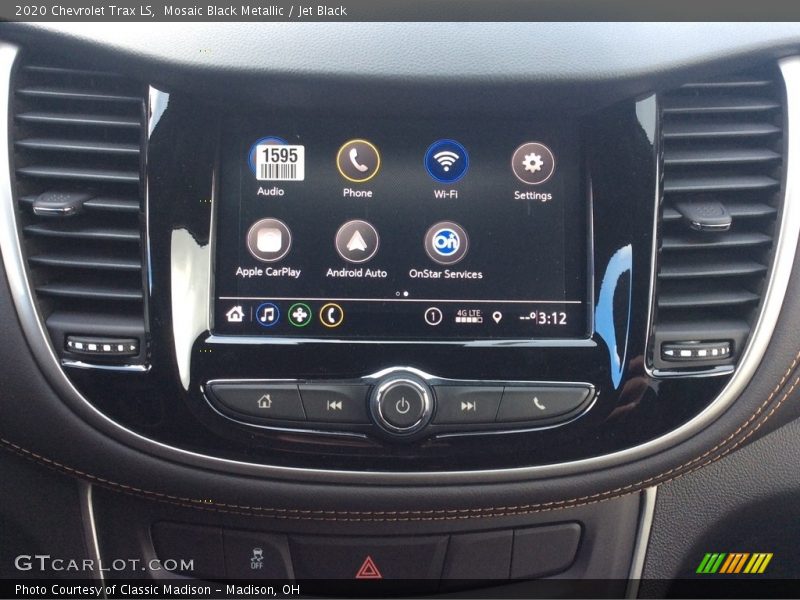 Mosaic Black Metallic / Jet Black 2020 Chevrolet Trax LS