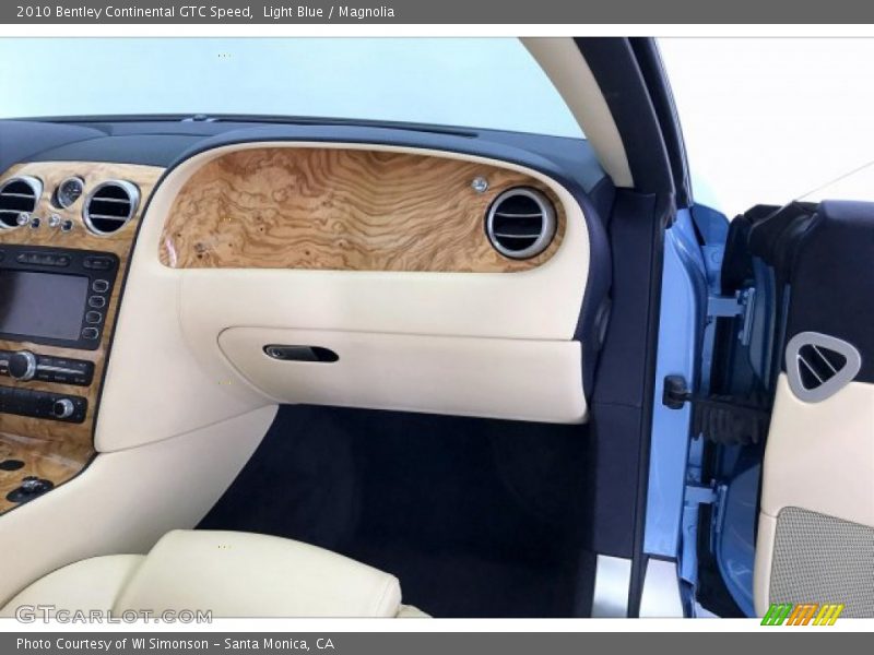 Light Blue / Magnolia 2010 Bentley Continental GTC Speed