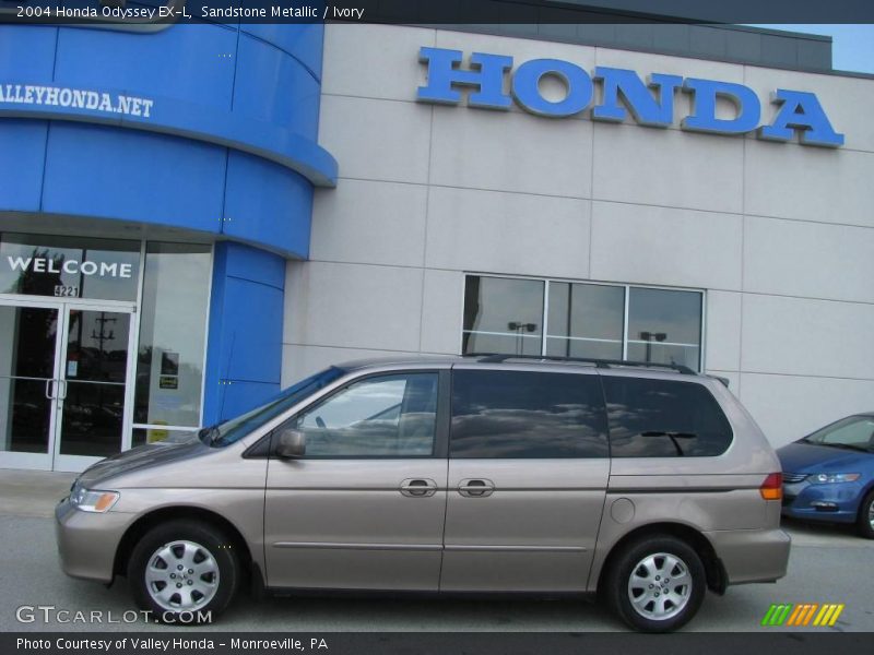 Sandstone Metallic / Ivory 2004 Honda Odyssey EX-L