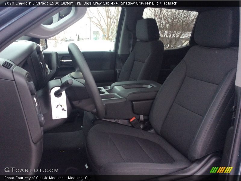 Shadow Gray Metallic / Jet Black 2020 Chevrolet Silverado 1500 Custom Trail Boss Crew Cab 4x4