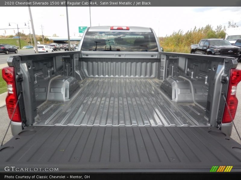 Satin Steel Metallic / Jet Black 2020 Chevrolet Silverado 1500 WT Regular Cab 4x4