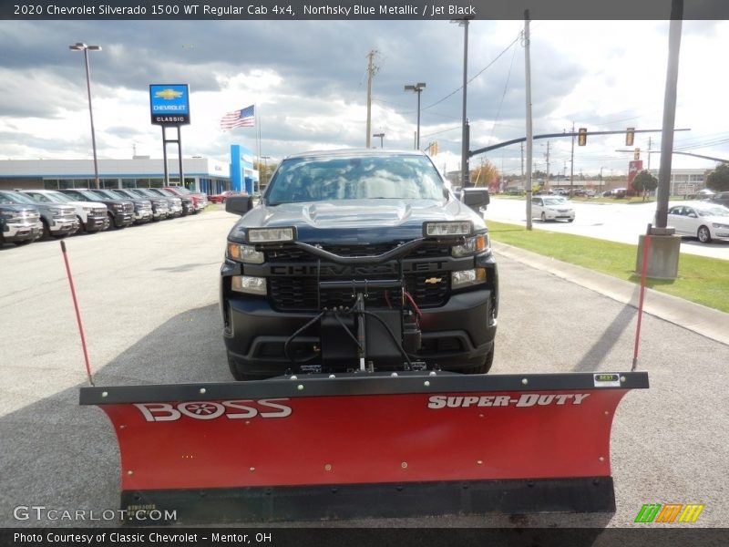 Northsky Blue Metallic / Jet Black 2020 Chevrolet Silverado 1500 WT Regular Cab 4x4