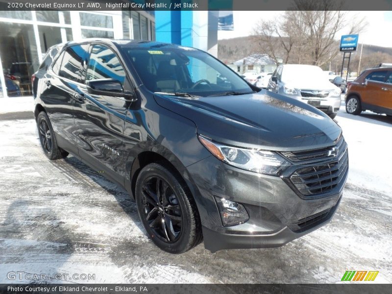 Nightfall Gray Metallic / Jet Black 2020 Chevrolet Equinox LT AWD