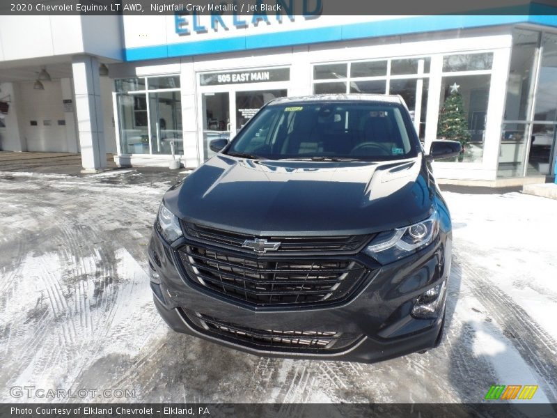 Nightfall Gray Metallic / Jet Black 2020 Chevrolet Equinox LT AWD