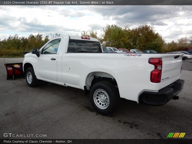 Summit White / Jet Black 2020 Chevrolet Silverado 1500 WT Regular Cab 4x4