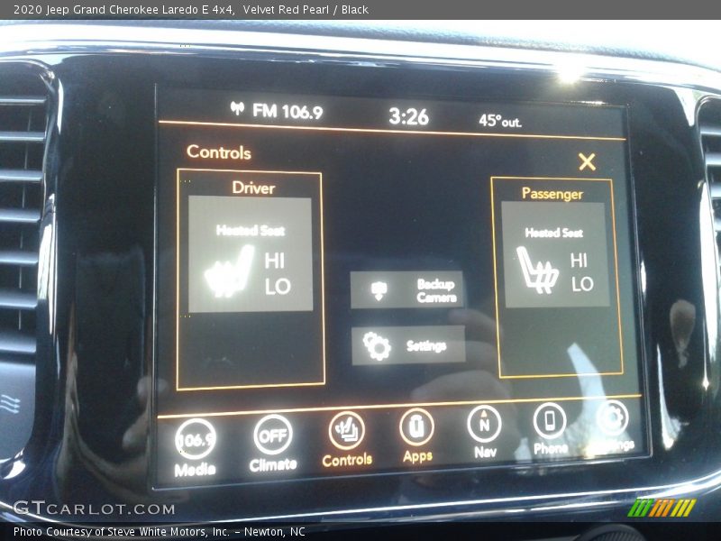 Velvet Red Pearl / Black 2020 Jeep Grand Cherokee Laredo E 4x4