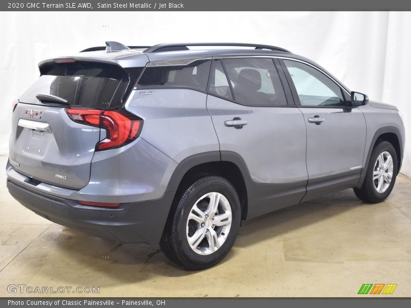 Satin Steel Metallic / Jet Black 2020 GMC Terrain SLE AWD
