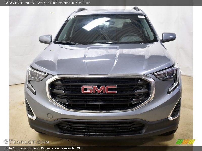 Satin Steel Metallic / Jet Black 2020 GMC Terrain SLE AWD
