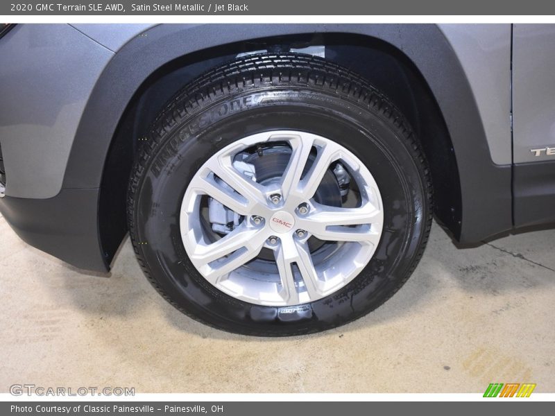 Satin Steel Metallic / Jet Black 2020 GMC Terrain SLE AWD
